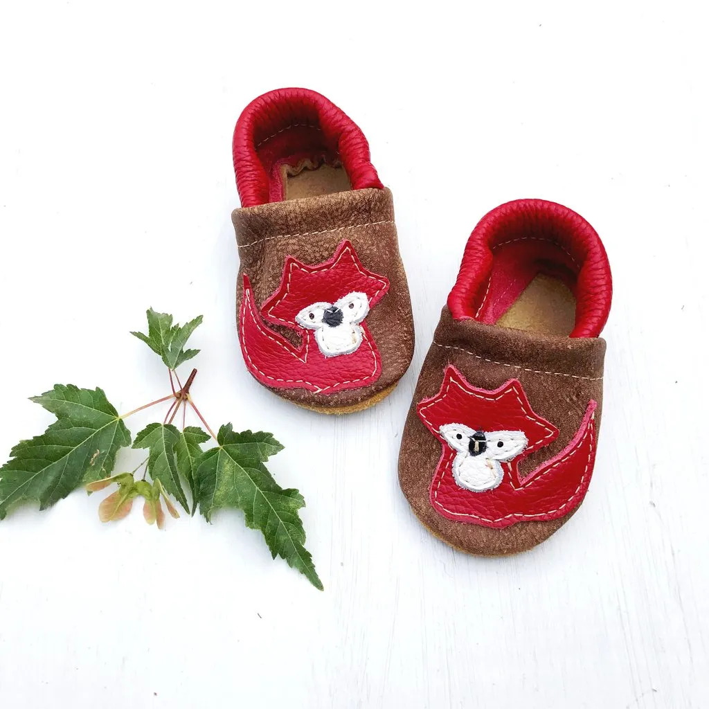 Baby Leather Shoes with Design