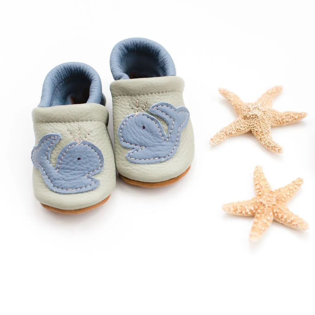 Baby Leather Shoes with Design