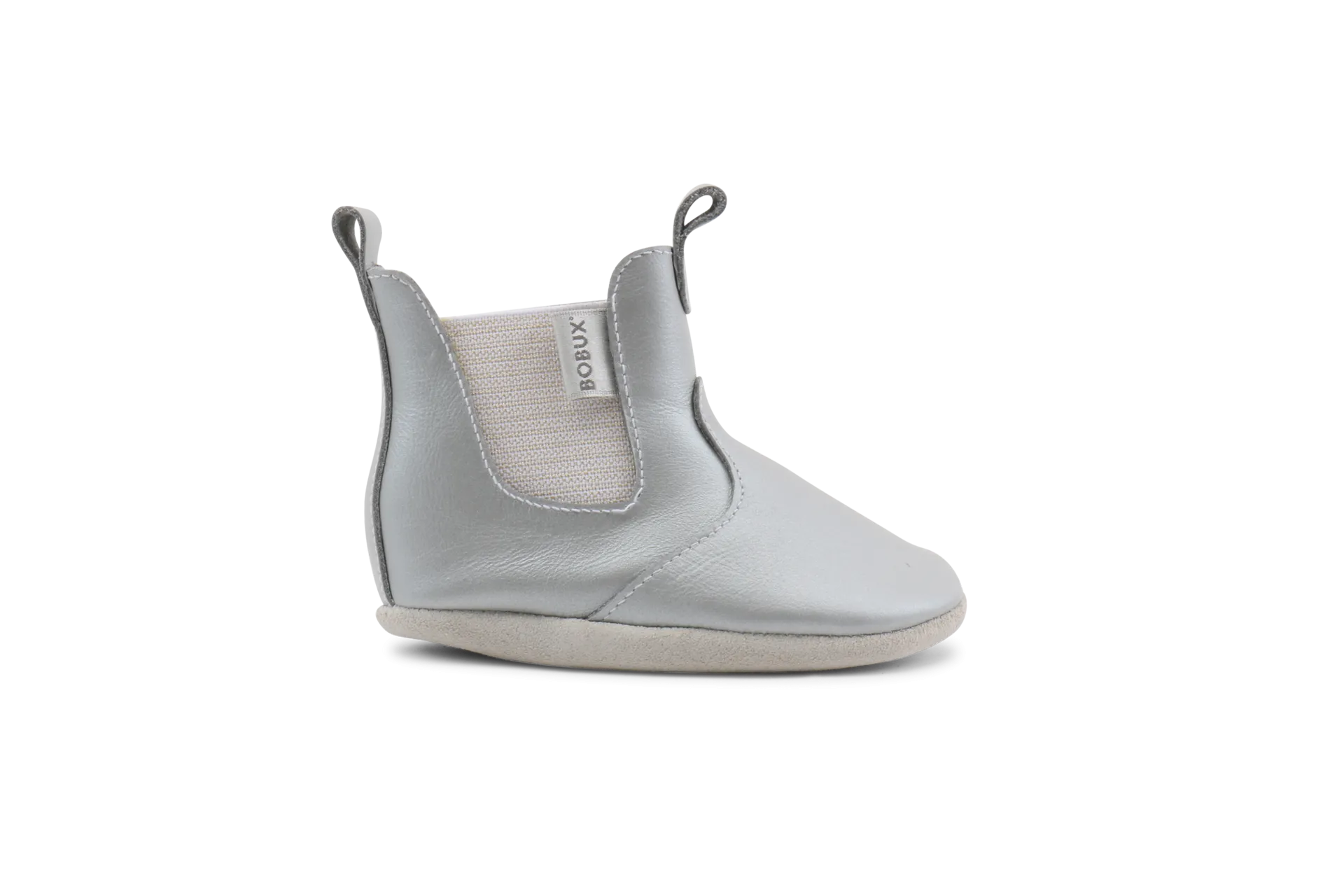 Bobux Soft Sole Jodhpur Silver