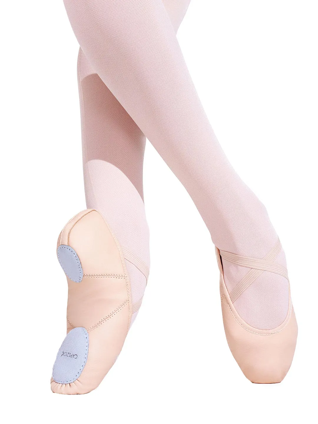 Capezio Juliet Split Sole Ballet Shoe 2027/2027A -Adult Salmon Pink