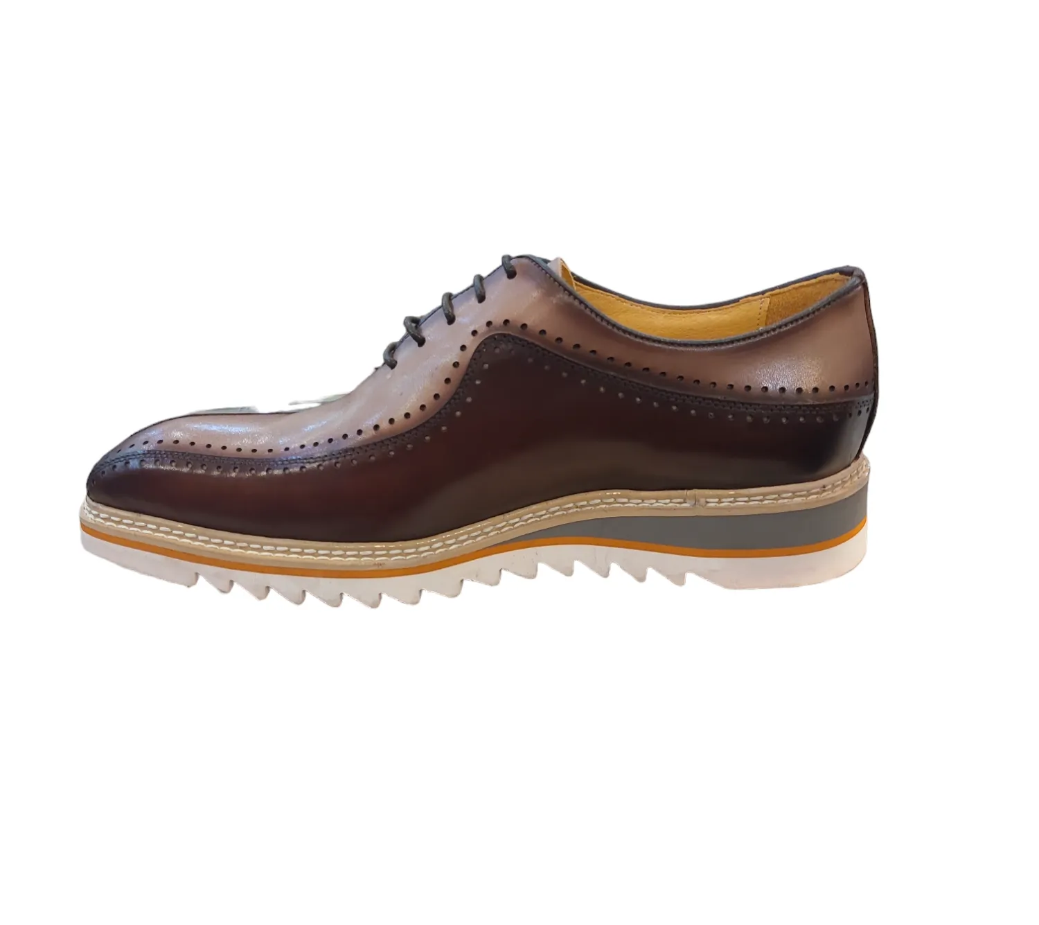 Carrucci Two-tone Wingtip Shoes