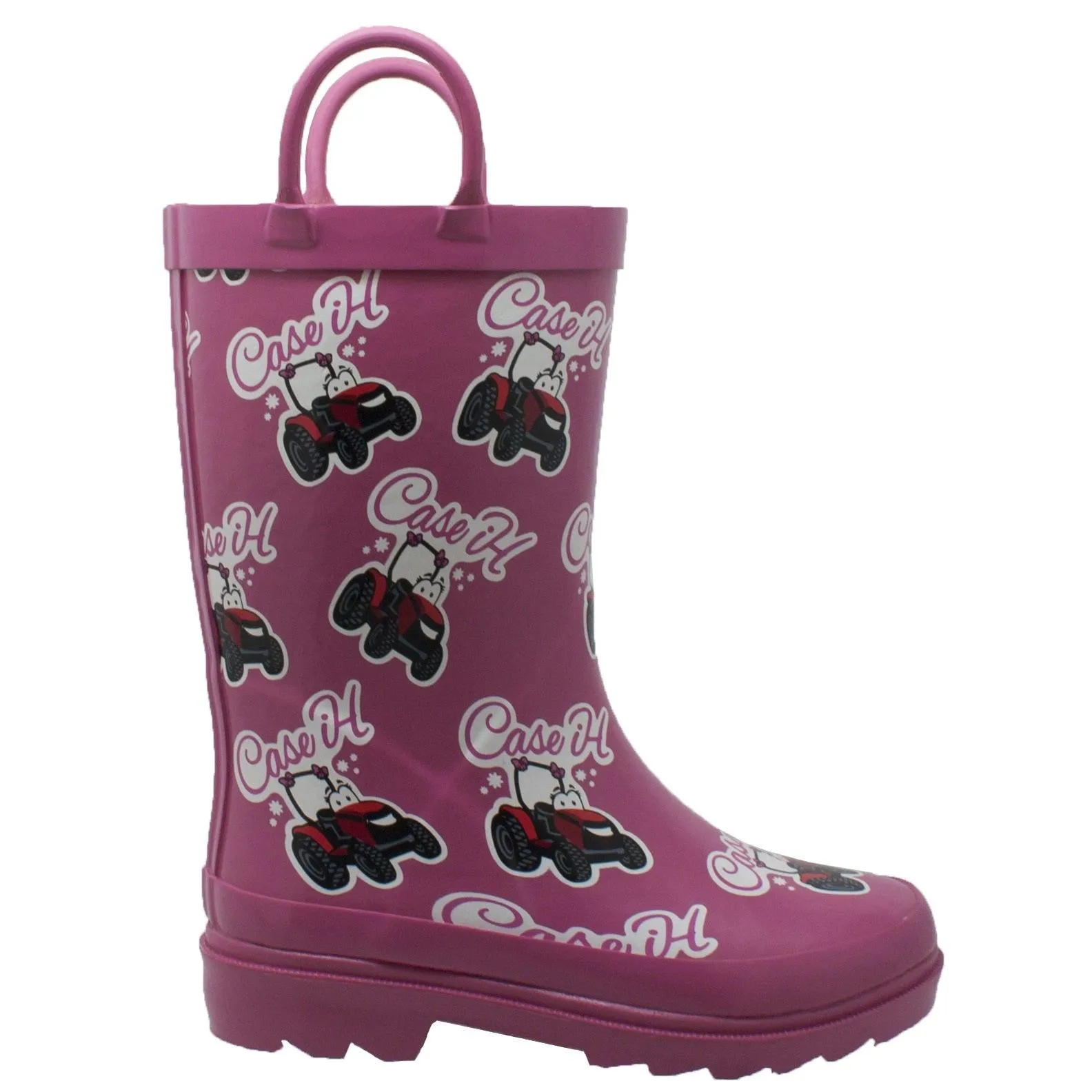 Case IH Toddler's Li'l Pink Rubber Boot Pink