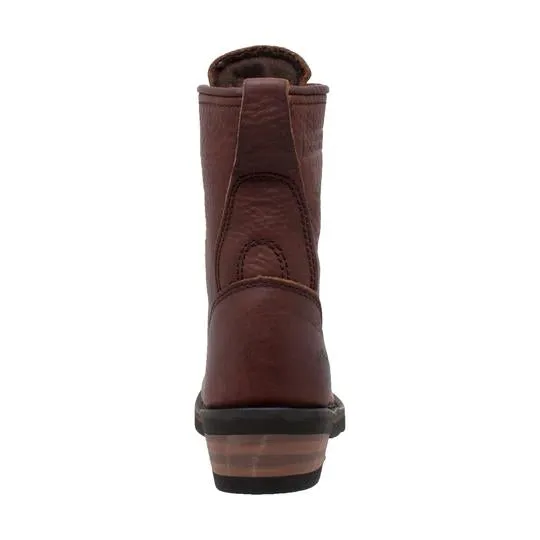 Children's Chestnut Packer Leather Boots