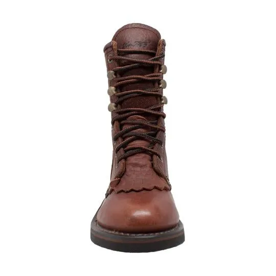 Children's Chestnut Packer Leather Boots