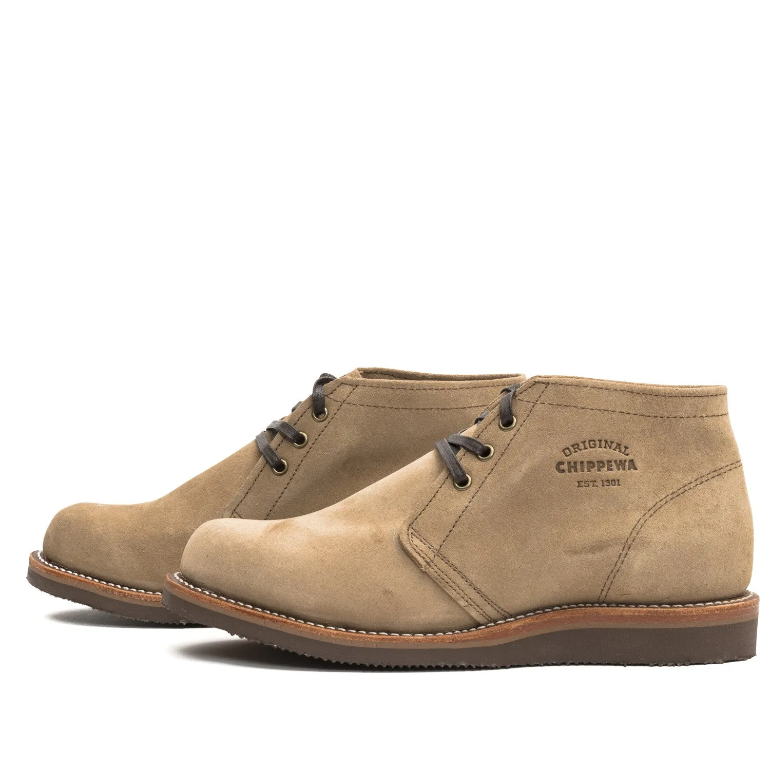 Chippewa 1901G06 5" Modern Suburban Chukka - Khaki Suede