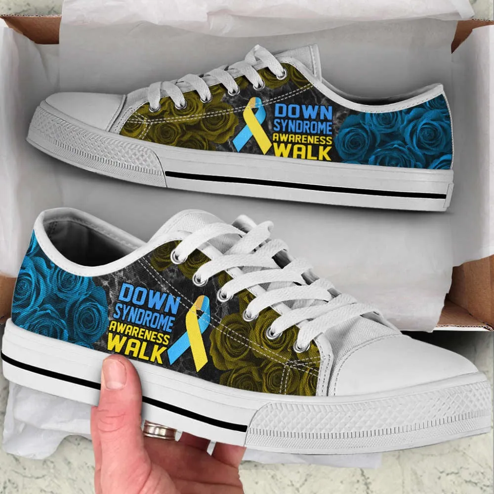 Down Syndrome Awareness Shoes Walk Low Top Shoes Canvas Shoes, Best Canvas Shoes, Low Top Sneaker