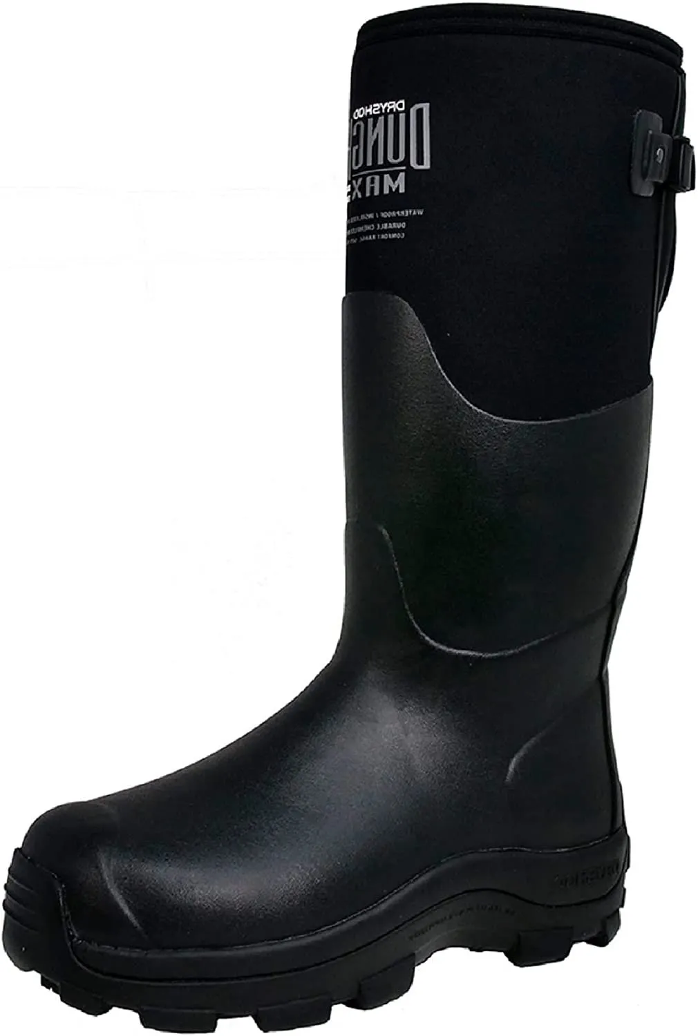 Dryshod Men's Dungho Max Gusset Extreme-Cold Conditions Waterproof Boot, Black