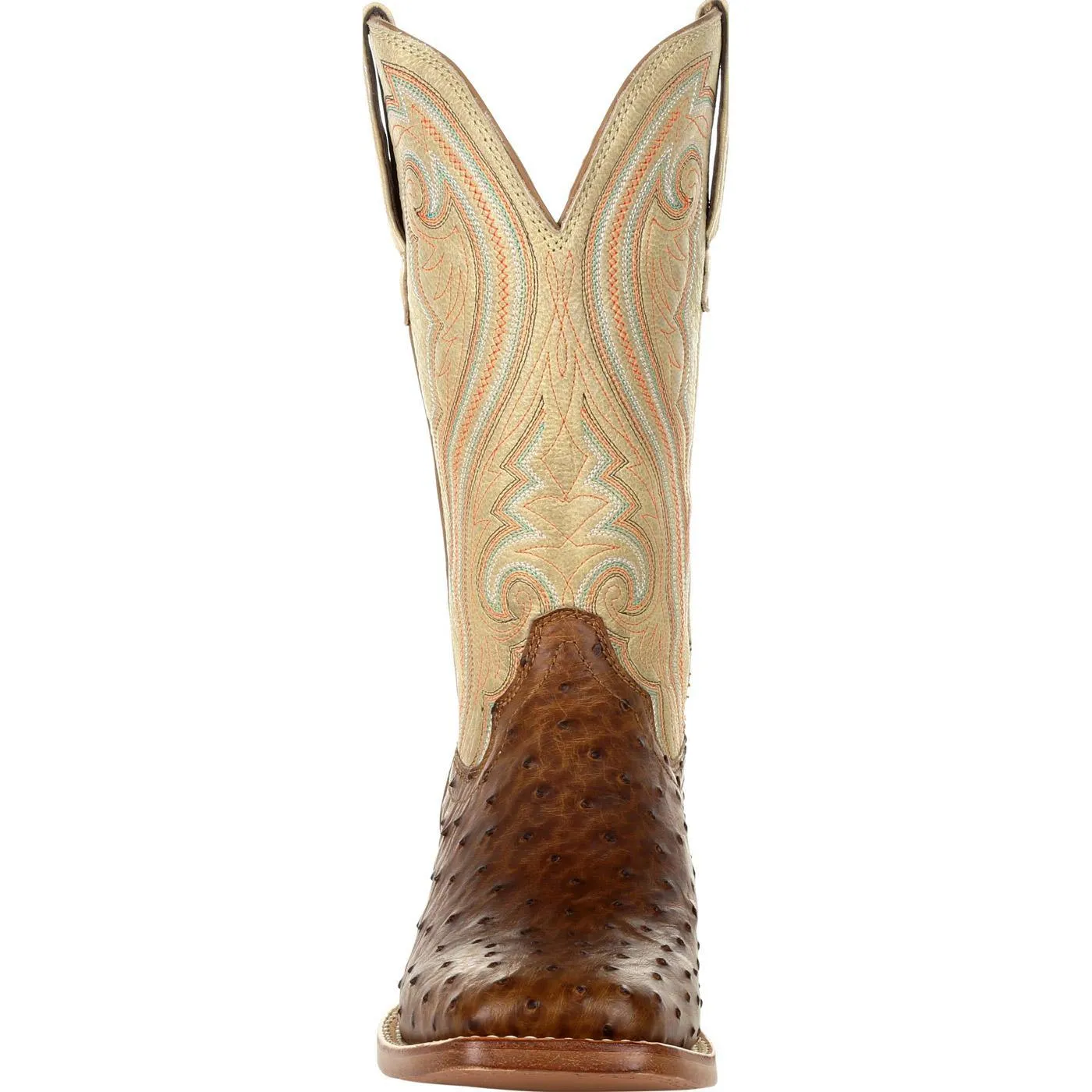 Durango® Premium Exotics™ Women's Full-Quill Ostrich Sunset Wheat Western Boot