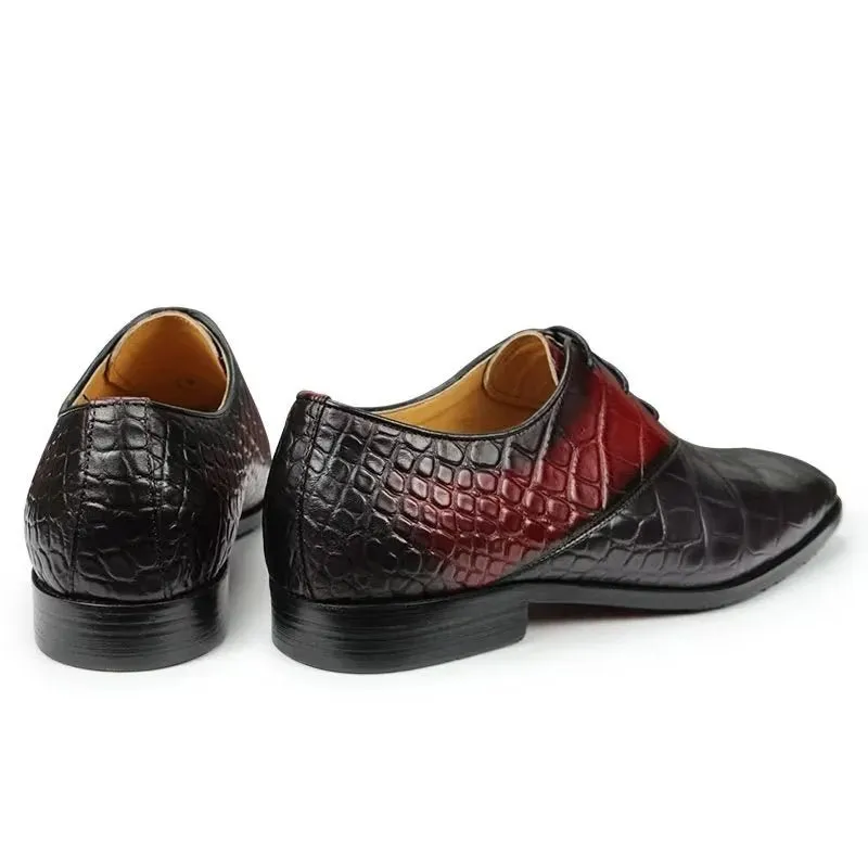 GroomLux Classy Brogue Leather Wedding Shoes