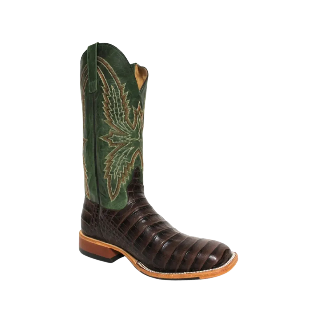 Horse Power Men's Emerald Caiman Print Boots