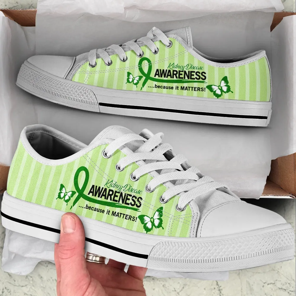 Kidney Disease Shoes Because It Matters Low Top Shoes Malalan, Best Canvas Shoes, Low Top Sneaker