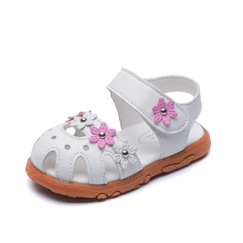 Korean Style Girls' Single Shoes Baby Soft Soled Toddler Shoes