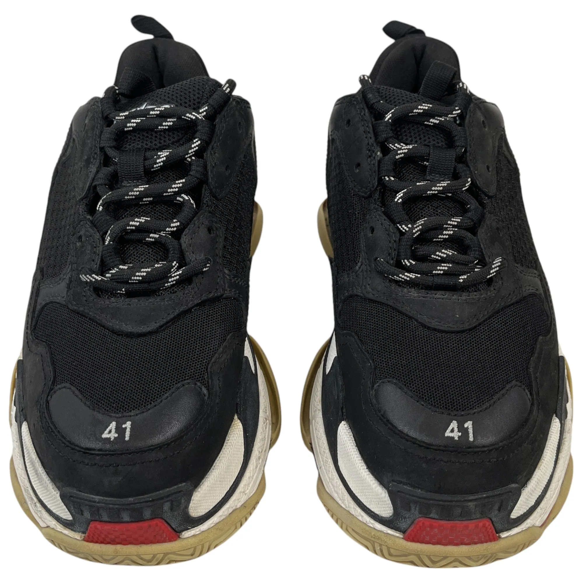 Men's Triple S Low Trainers Black Size EU 41 / UK 7