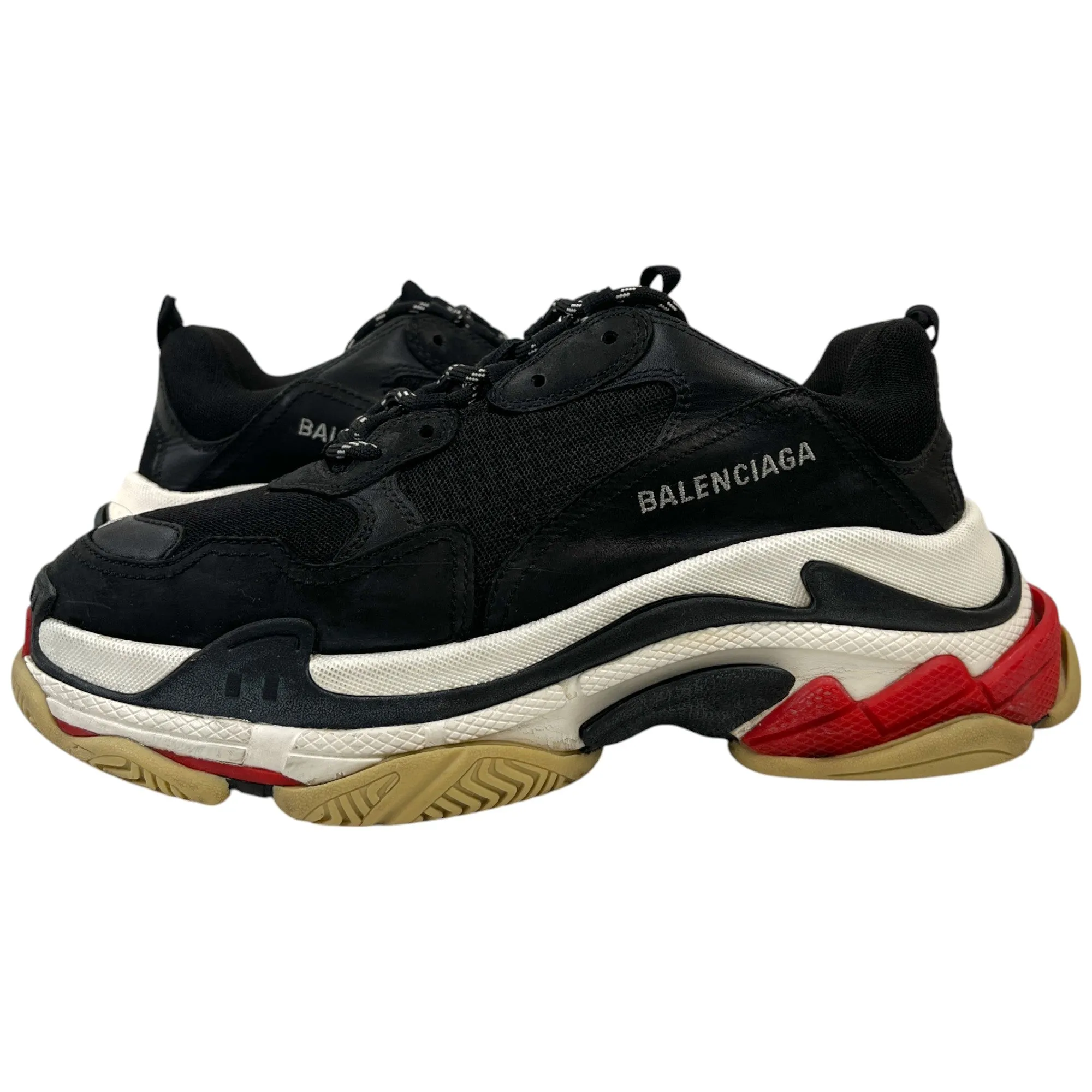 Men's Triple S Low Trainers Black Size EU 41 / UK 7