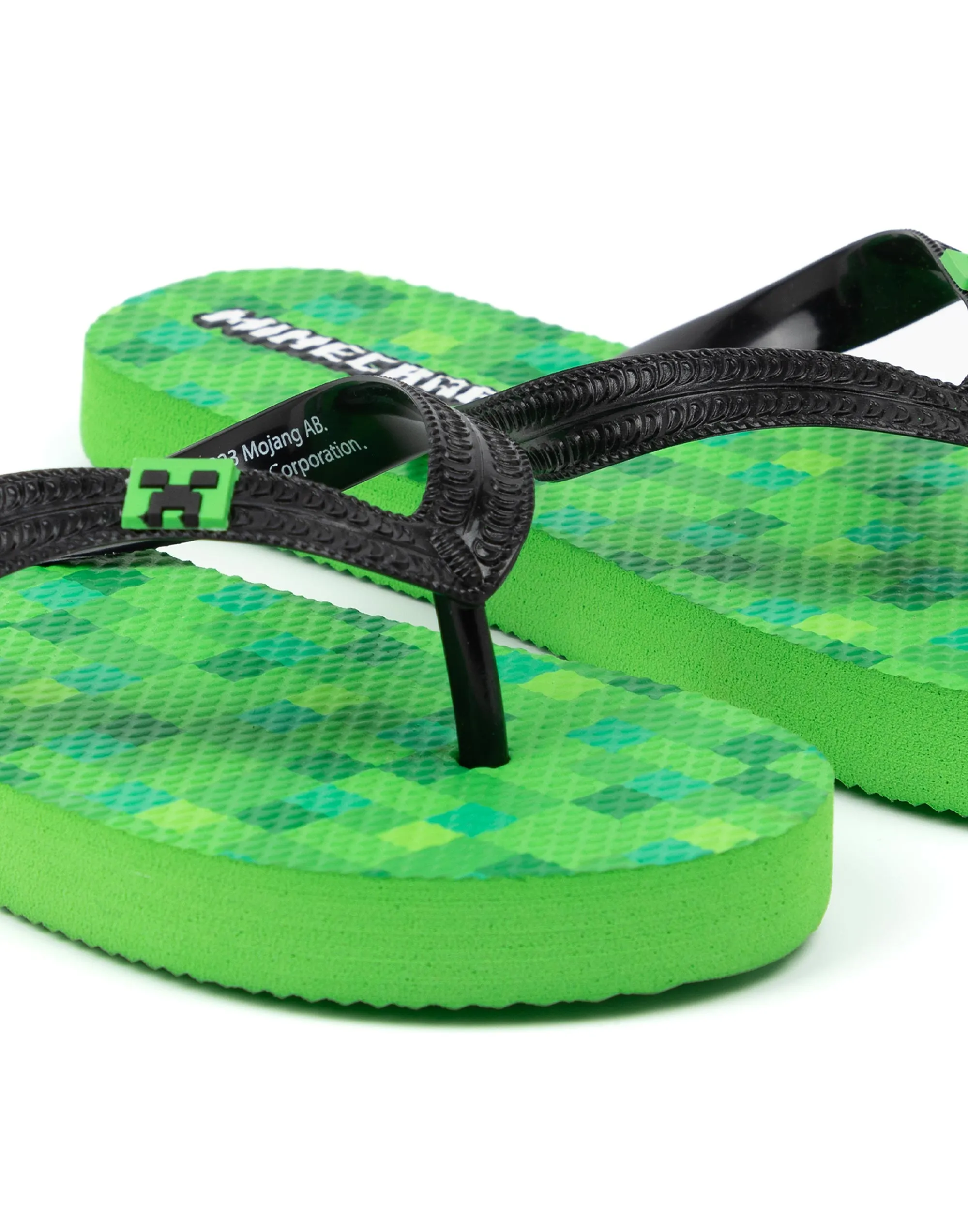 Minecraft Creeper Kids Summer Flip Flop Sandals