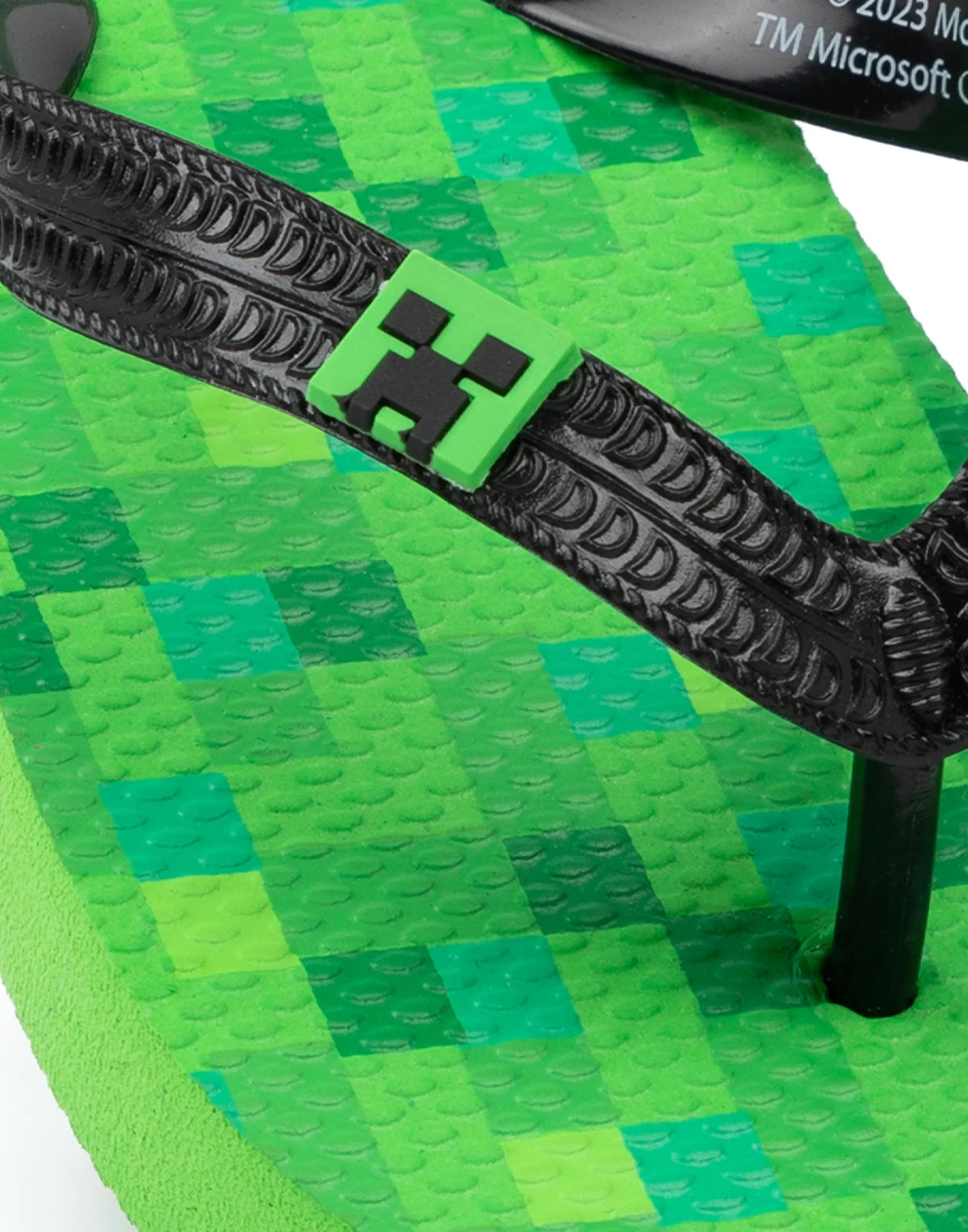 Minecraft Creeper Kids Summer Flip Flop Sandals