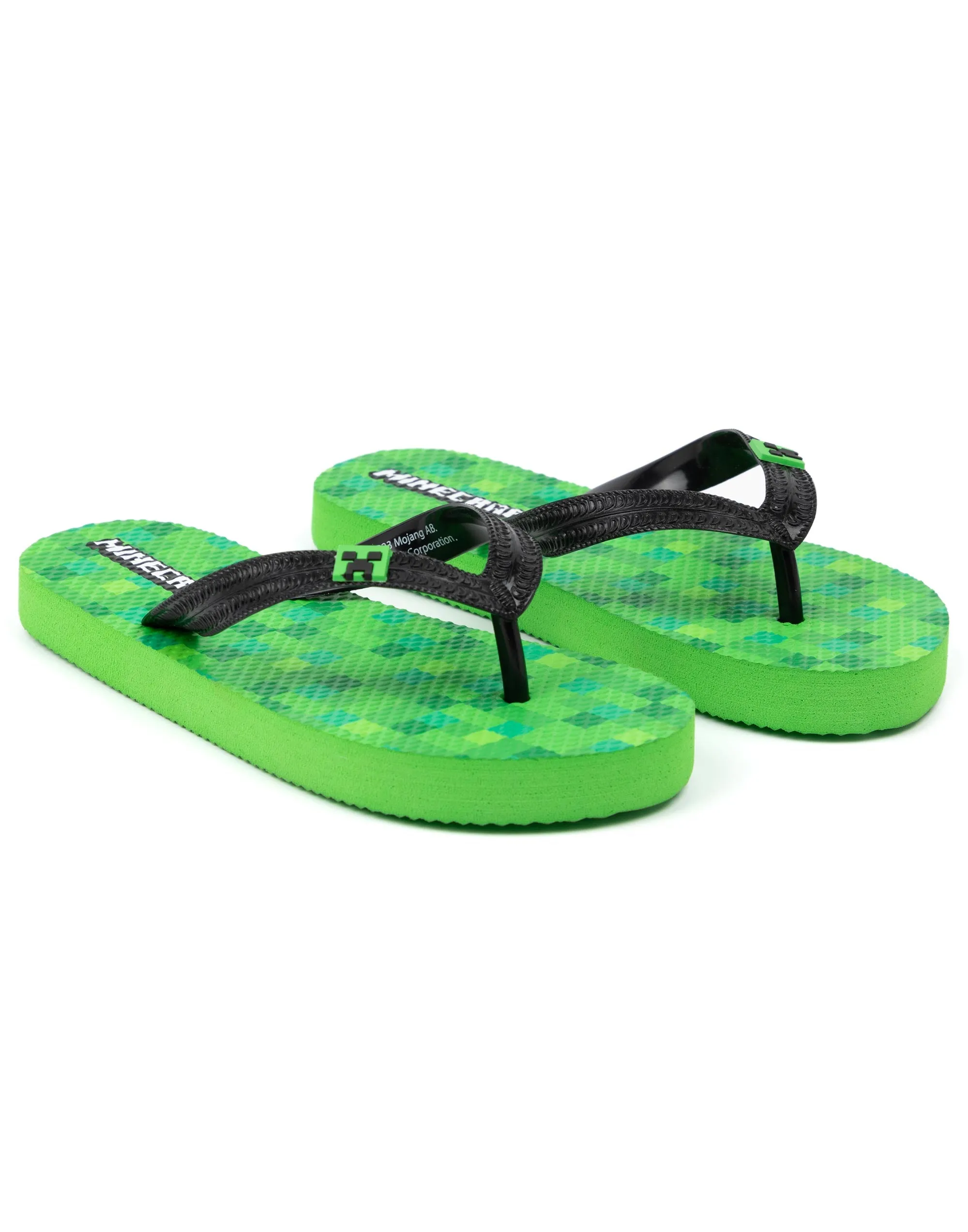 Minecraft Creeper Kids Summer Flip Flop Sandals