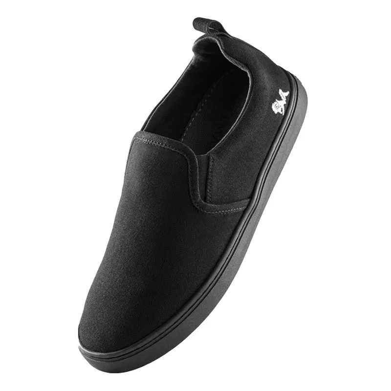 Neeman's Black Slip-On Shoes for Men | Organic Cotton | Comfortable & Light-Weight