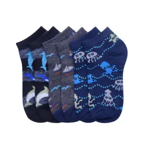 Power Club Spandex Boy's Socks SEALIFE (12 units)