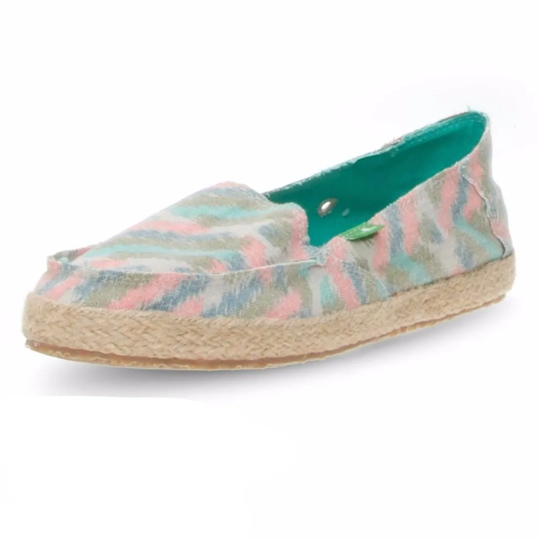 Sanuk Funky Fiona Natural Zig Zag Shoes