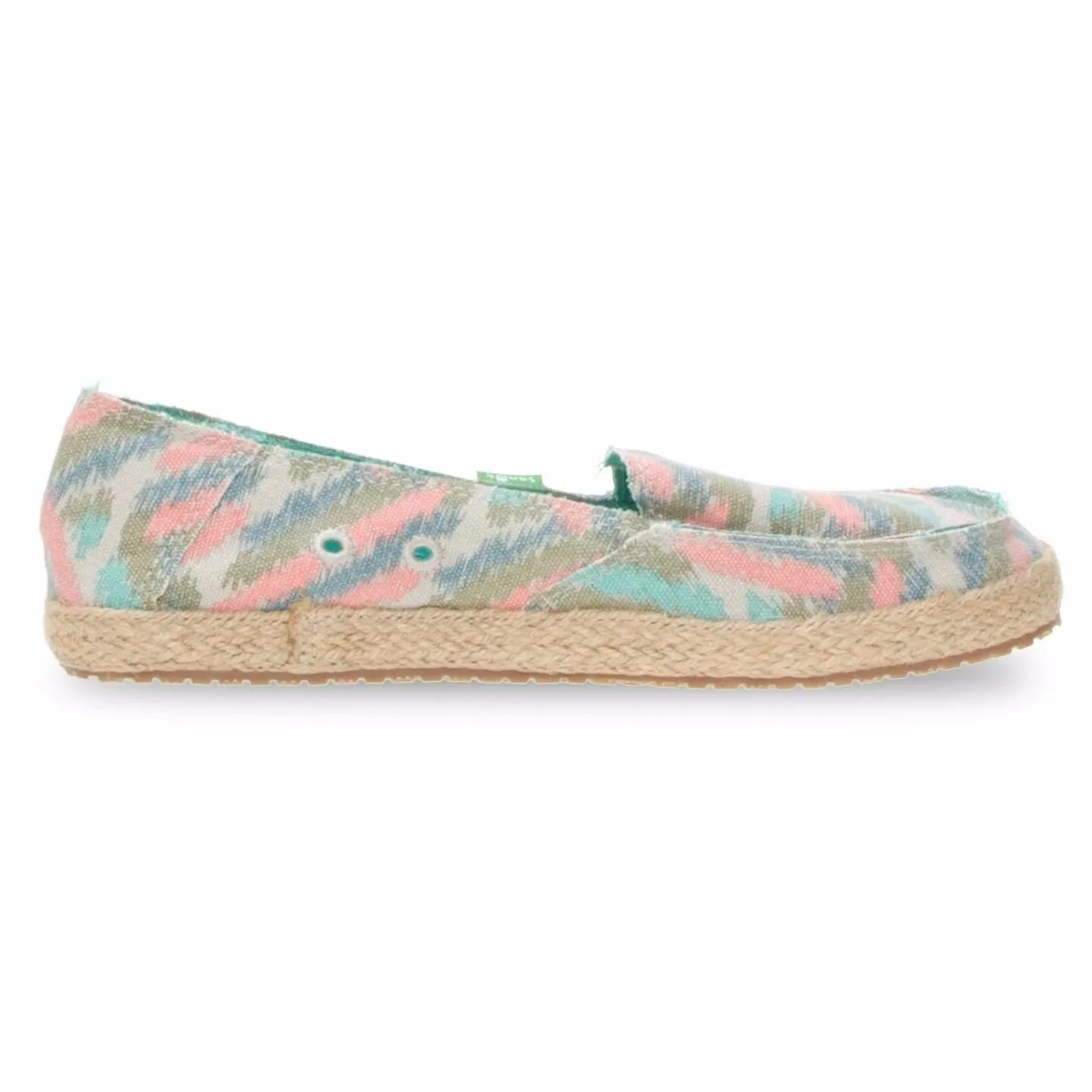 Sanuk Funky Fiona Natural Zig Zag Shoes