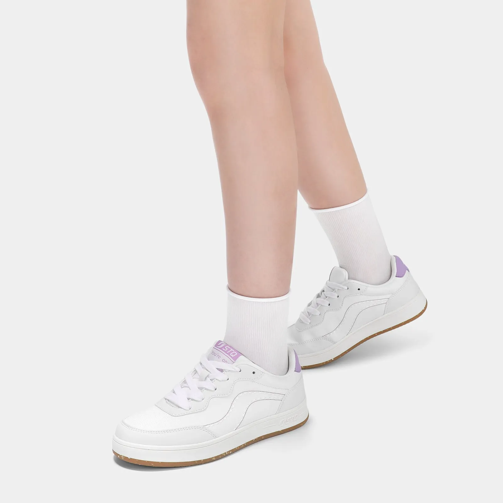 STQ Womens Fashion Logo Sneakers