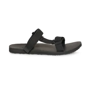 Teva Universal Slide Leather Black Sandals