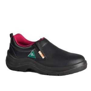 Tuff & Durable® - No Tie Work Shoes with Steel Toe & Plate | Black