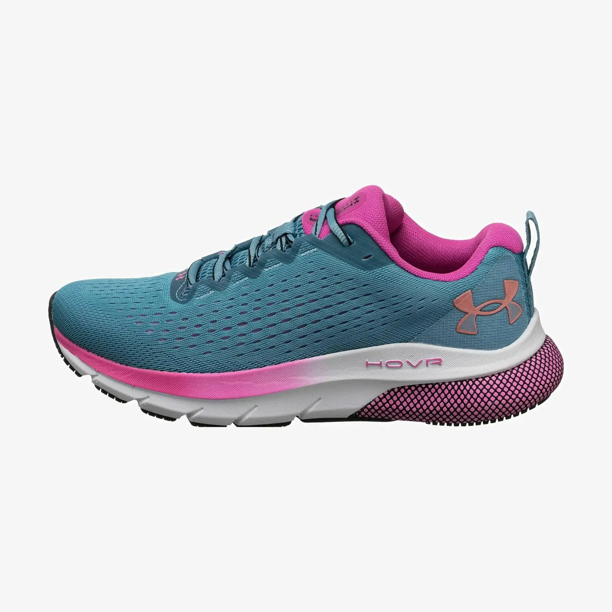 UA Hovr Turbulence Pink Blau W