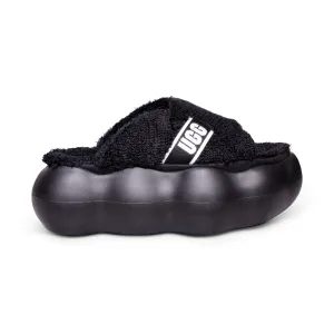 UGG Sugarcloud Black Sandals - Women's