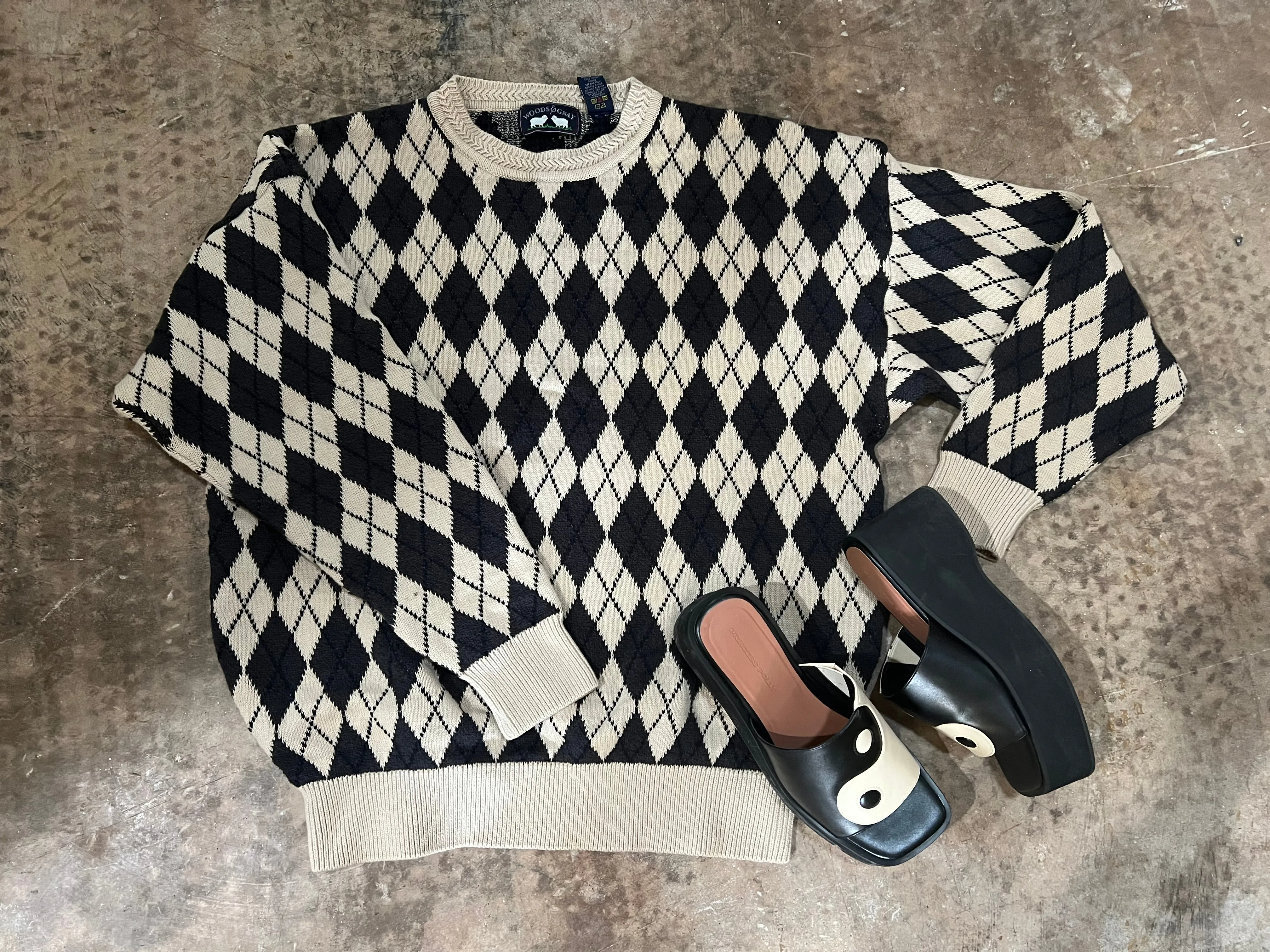 Vintage Argyle Knit