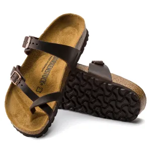 Women's Birkenstock Mayari Oiled Leather Color: Habana