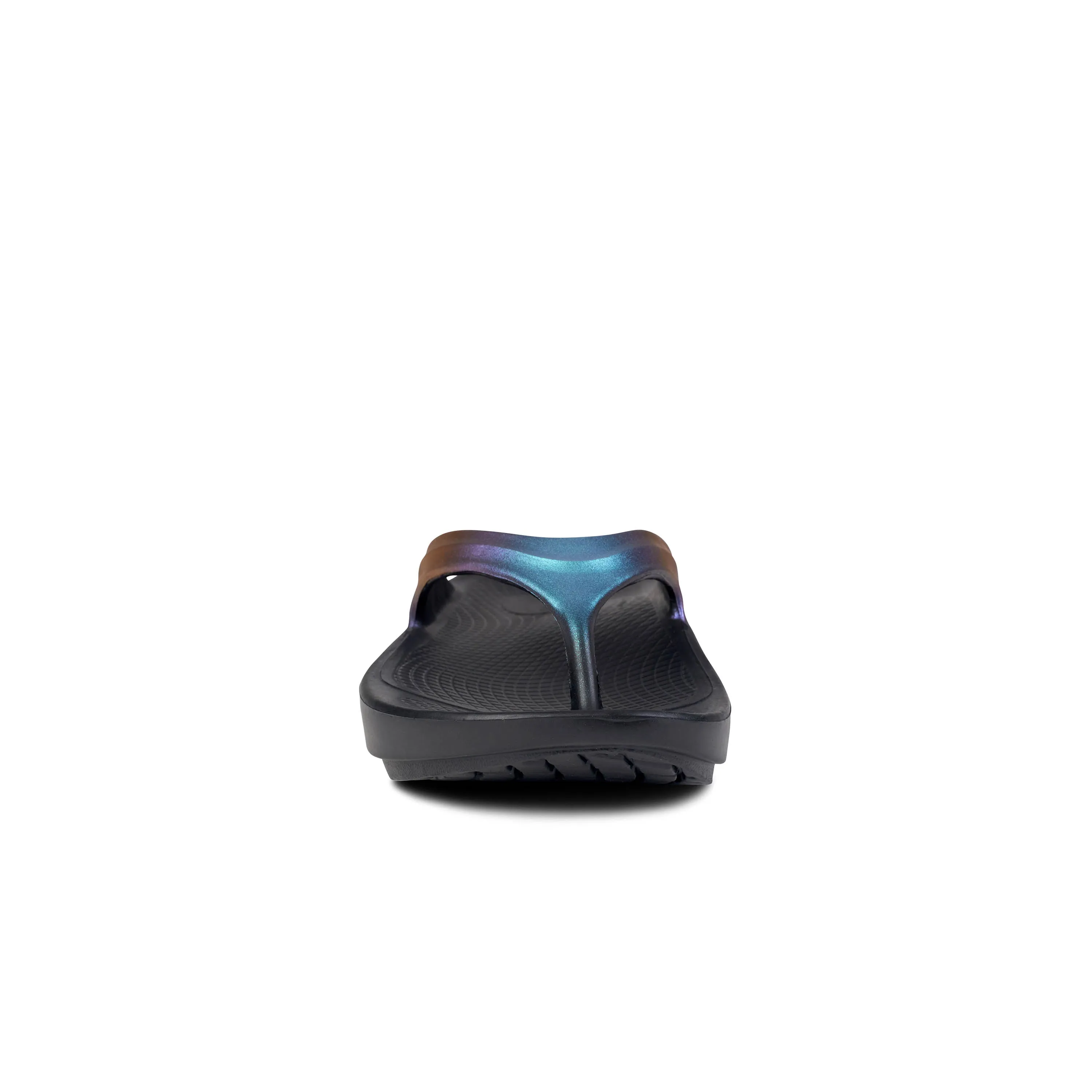 Women's Oofos OOlala Luxe Color: Midnight Spectre